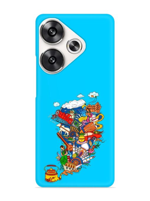 Vector Design Indian Snap Case for Poco F6 (5G)