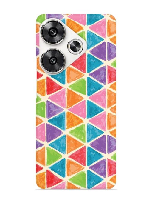 Seamless Colorful Isometric Snap Case for Poco F6 (5G) Zapvi