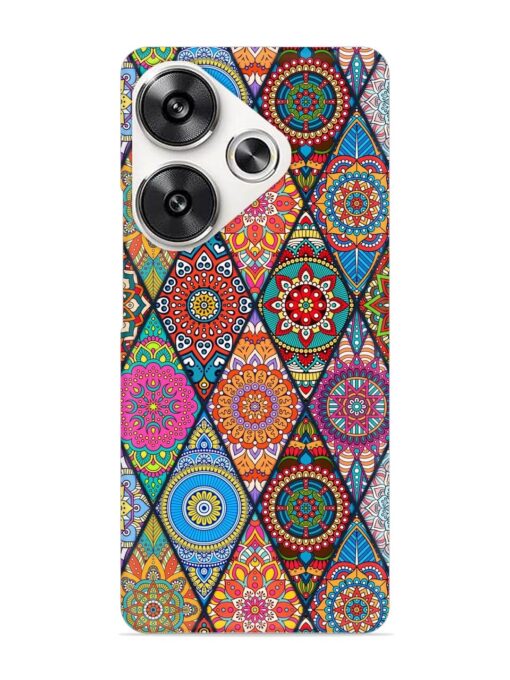 Seamless Tile Pattern Snap Case for Poco F6 (5G)