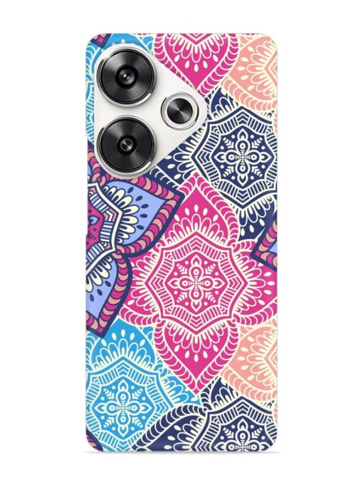 Ethnic Floral Seamless Snap Case for Poco F6 (5G) Zapvi