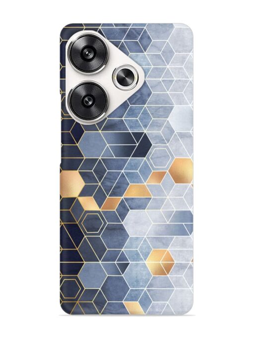 Geometric Abstraction Hexagons Snap Case for Poco F6 (5G) Zapvi