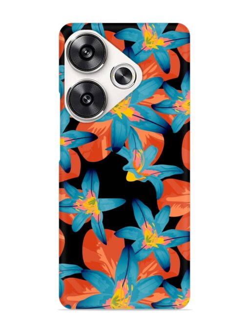 Philippine Flowers Seamless Snap Case for Poco F6 (5G) Zapvi