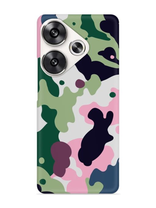 Seamless Funky Camouflage Snap Case for Poco F6 (5G) Zapvi