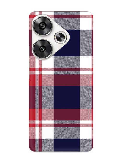 Classic Plaid Tartan Snap Case for Poco F6 (5G) Zapvi