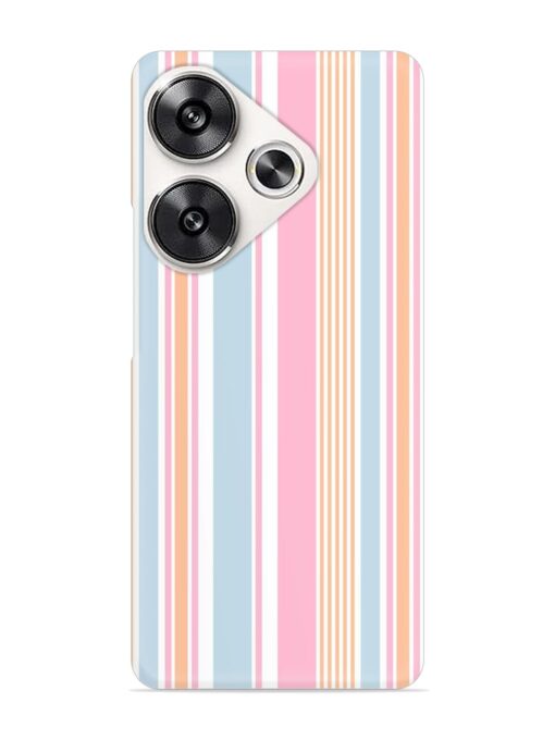 Stripe Seamless Pattern Snap Case for Poco F6 (5G)