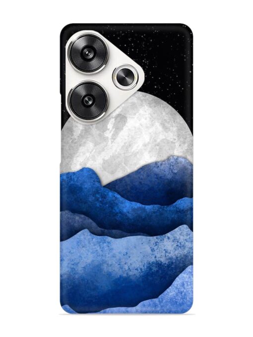 Full Moon Mountain Vector Snap Case for Poco F6 (5G)