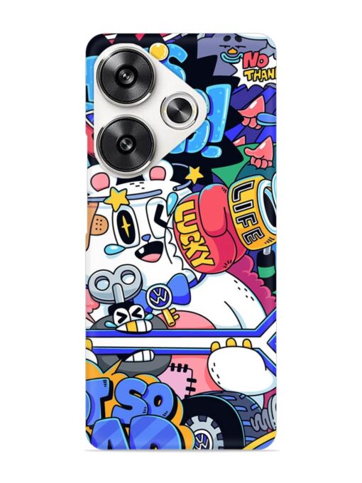 Universal Doodle Snap Case for Poco F6 (5G)