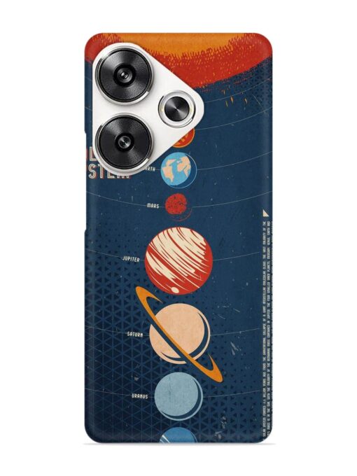 Solar System Vector Snap Case for Poco F6 (5G) Zapvi