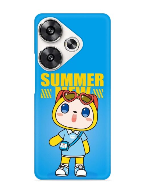 Summer Mew Cartoon Snap Case for Poco F6 (5G)