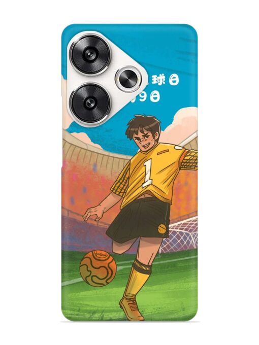 Soccer Kick Snap Case for Poco F6 (5G) Zapvi