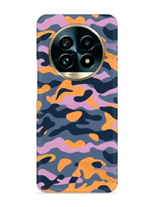 Camouflage Army Military English Orange Art Snap Case for Realme 13 Pro (5G)