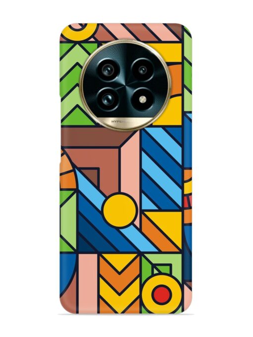 Colorful Geometric Snap Case for Realme 13 Pro (5G)