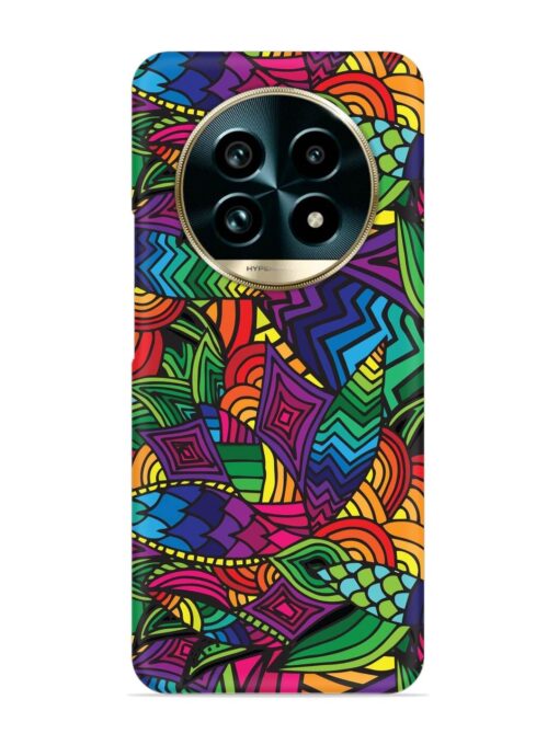 Abstract Multicolor Seamless Snap Case for Realme 13 Pro (5G)