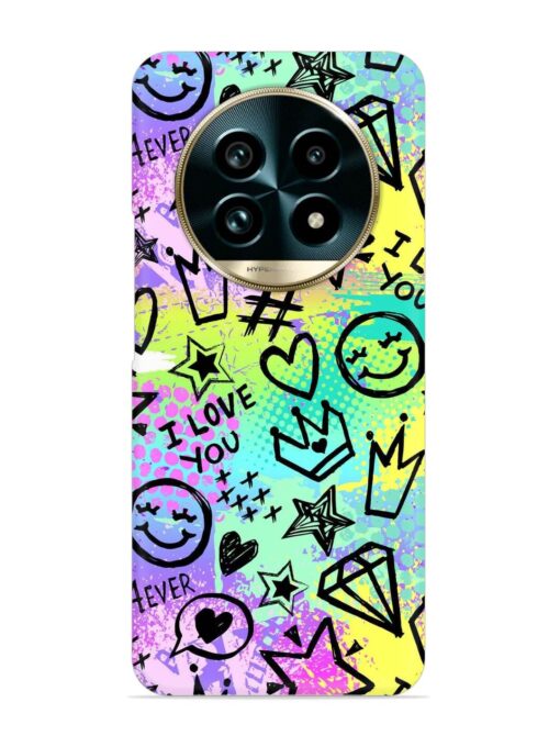 Bright Seamless Pattern Snap Case for Realme 13 Pro (5G)