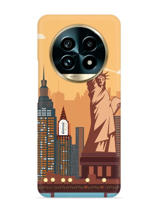 New York Statue Of Liberty Architectural Scenery Snap Case for Realme 13 Pro Plus (5G) Zapvi