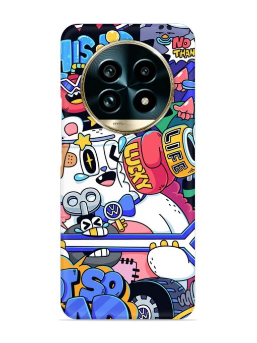 Universal Doodle Snap Case for Realme 13 Pro Plus (5G) Zapvi