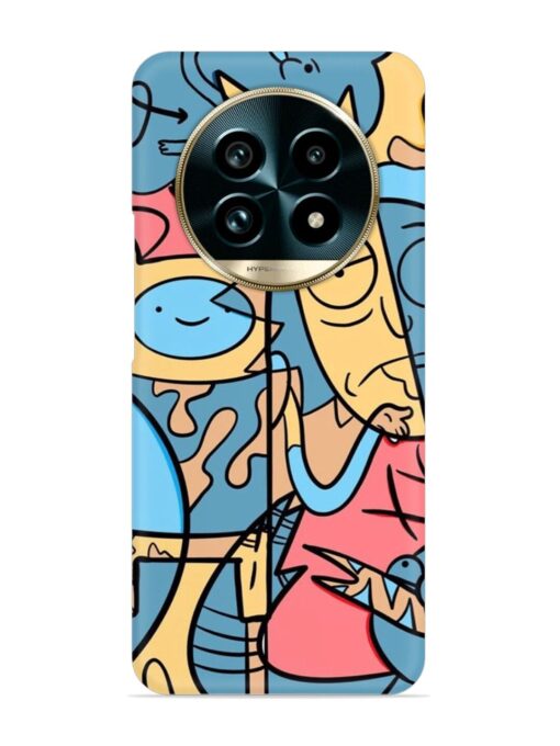 Silly Face Doodle Snap Case for Realme 13 Pro Plus (5G) Zapvi