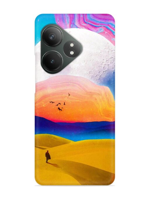 Sandy Desert Snap Case for Realme Gt 6T (5G) Zapvi