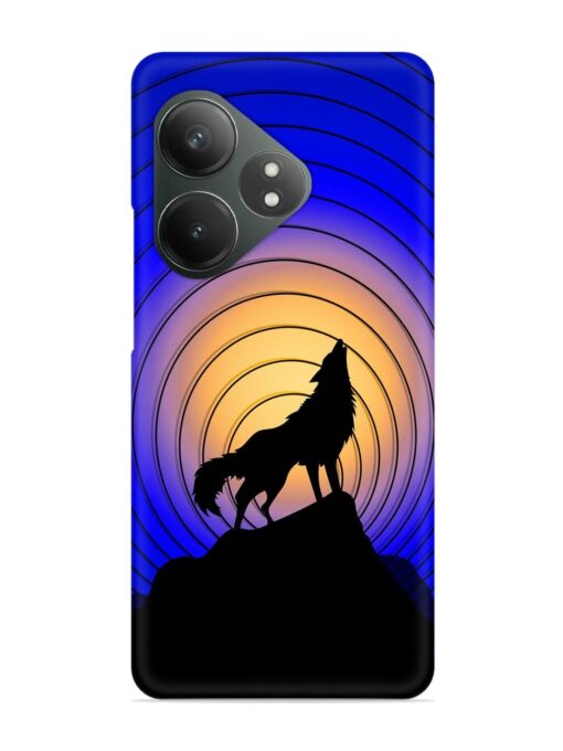 Fox Roaring Design Snap Case for Realme Gt 6T (5G) Zapvi