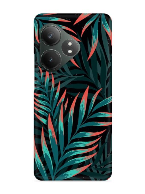 Green Leaf Art Snap Case for Realme Gt 6T (5G) Zapvi