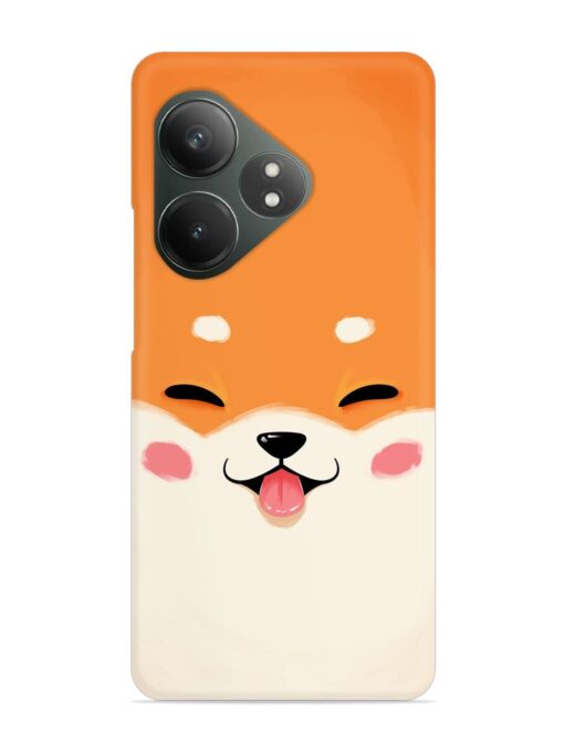 Happy Cat Art Snap Case for Realme Gt 6T (5G) Zapvi