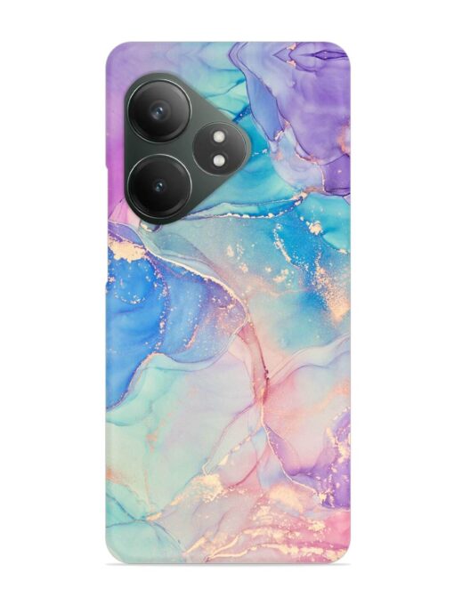 Alcohol Ink Colors Snap Case for Realme Gt 6T (5G) Zapvi