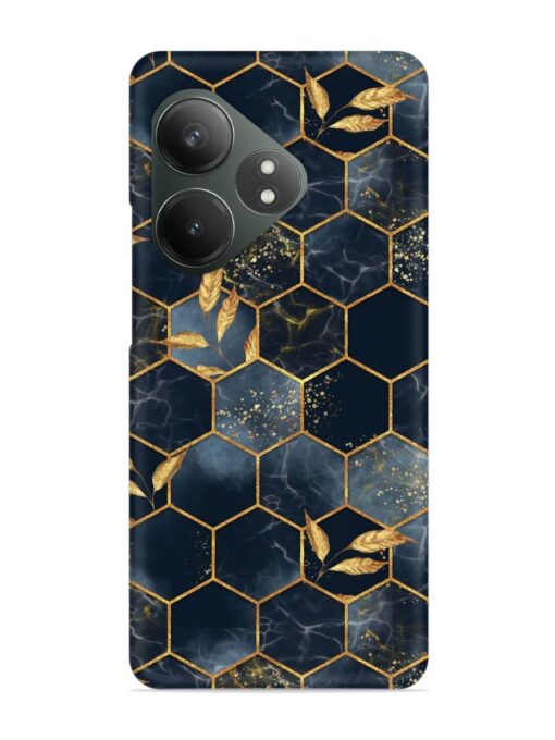 Marble Hexagon Seamless Snap Case for Realme Gt 6T (5G) Zapvi