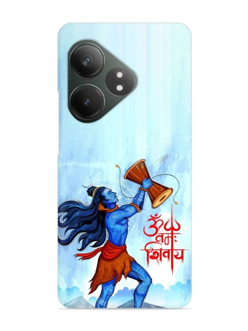 Illustration Lord Shiva Snap Case for Realme Gt 6T (5G) Zapvi