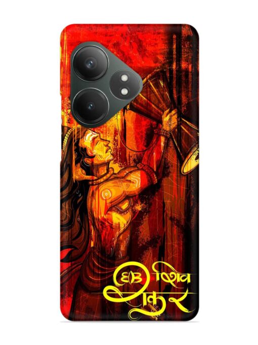 Illustration Lord Shiva Snap Case for Realme Gt 6T (5G) Zapvi