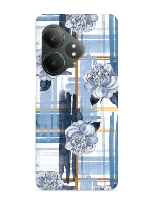 Watercolor Pattern Rose Snap Case for Realme Gt 6T (5G) Zapvi