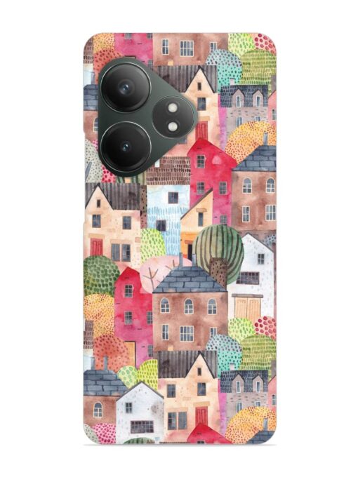 Abstract Seamless Pattern Snap Case for Realme Gt 6T (5G) Zapvi