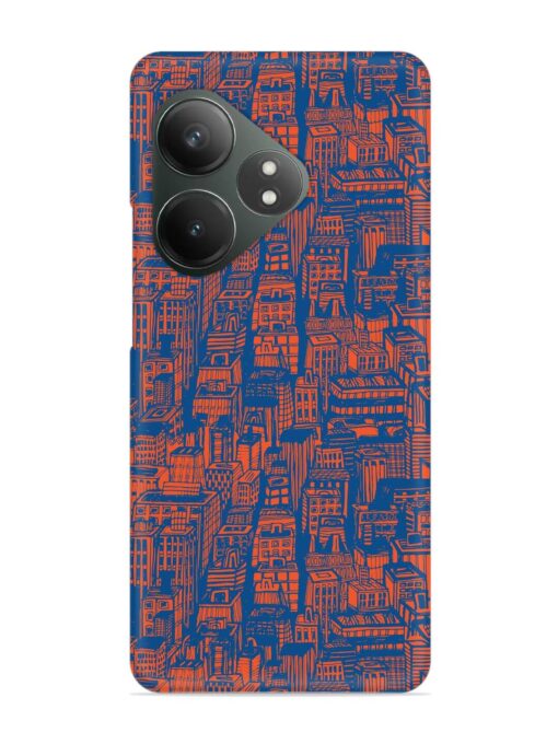 Hand Drawn Seamless Snap Case for Realme Gt 6T (5G) Zapvi