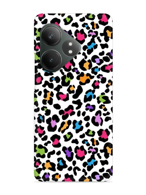 Seamless Leopard Pattern Snap Case for Realme Gt 6T (5G) Zapvi