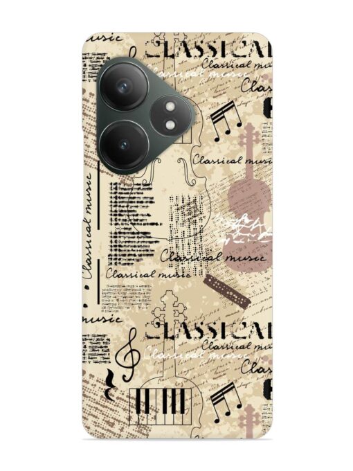 Classical Music Lpattern Snap Case for Realme Gt 6T (5G) Zapvi