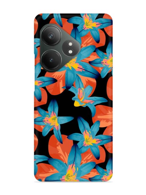 Philippine Flowers Seamless Snap Case for Realme Gt 6T (5G) Zapvi