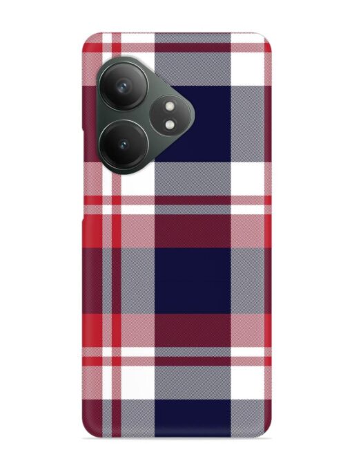 Classic Plaid Tartan Snap Case for Realme Gt 6T (5G) Zapvi