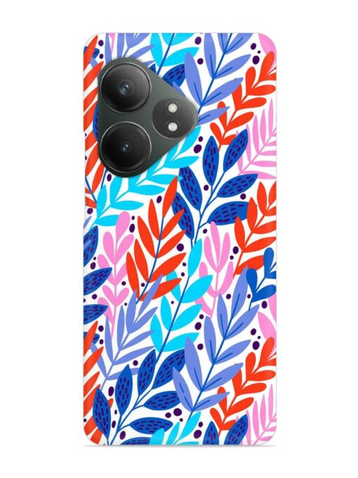 Bright Floral Tropical Snap Case for Realme Gt 6T (5G) Zapvi