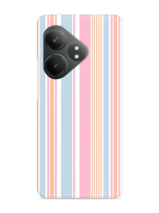 Stripe Seamless Pattern Snap Case for Realme Gt 6T (5G)