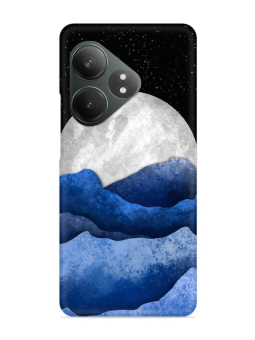 Full Moon Mountain Vector Snap Case for Realme Gt 6T (5G) Zapvi