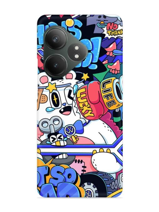 Universal Doodle Snap Case for Realme Gt 6T (5G) Zapvi