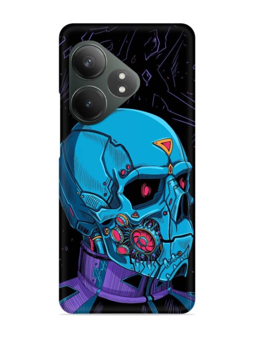 Skull Robo Vector Snap Case for Realme Gt 6T (5G) Zapvi