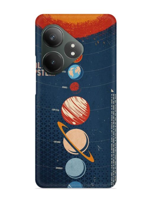 Solar System Vector Snap Case for Realme Gt 6T (5G) Zapvi