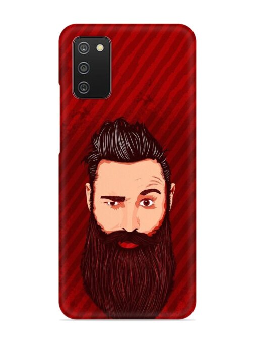 Beardo Man Snap Case for Samsung Galaxy A02S Zapvi