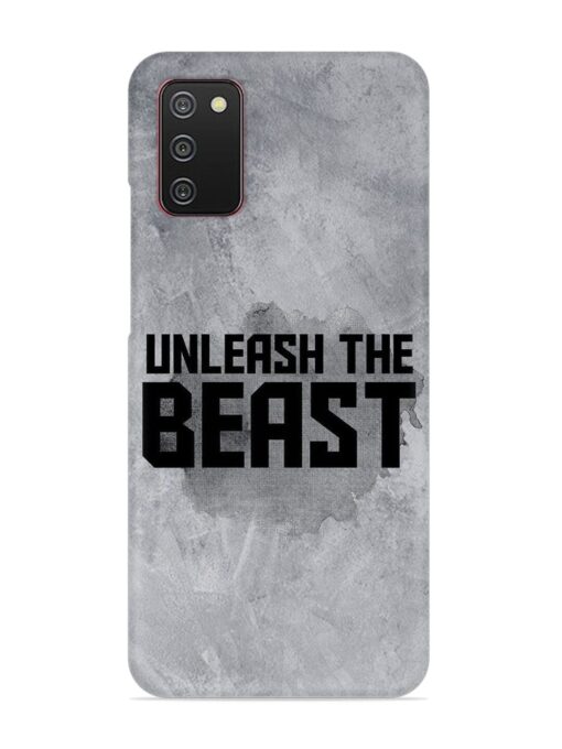 Unleash The Beast Snap Case for Samsung Galaxy A02S Zapvi