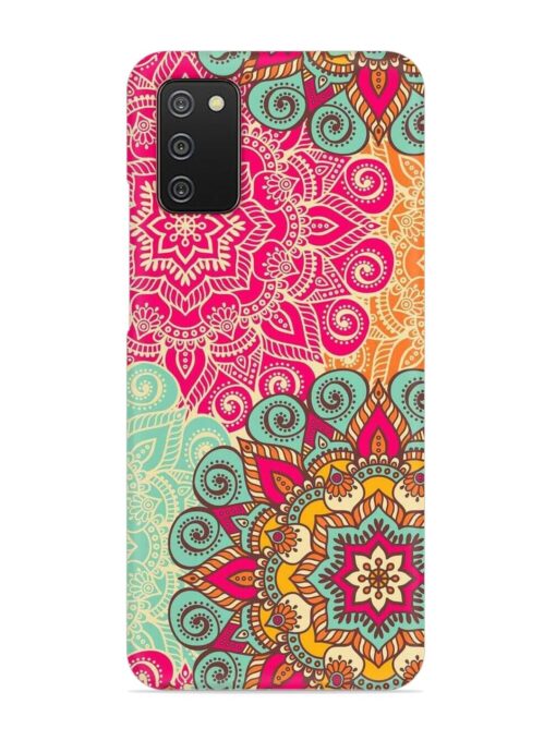 Mandala Seamless Snap Case for Samsung Galaxy A02S Zapvi