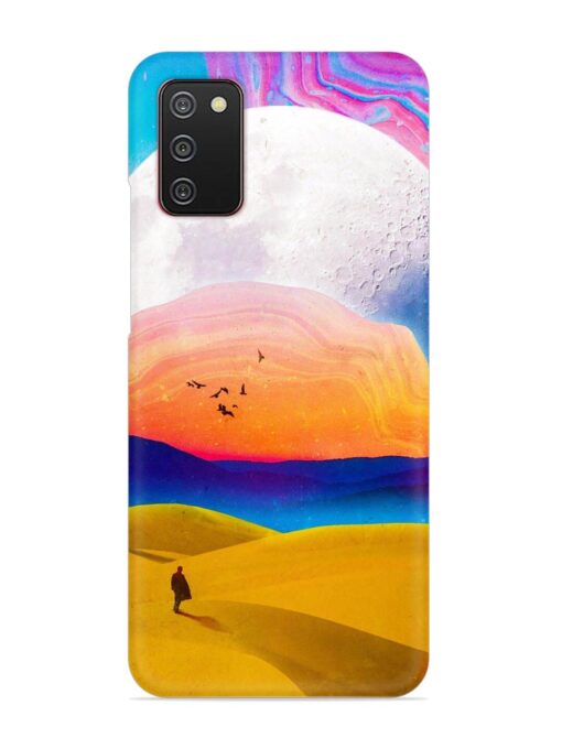 Sandy Desert Snap Case for Samsung Galaxy A02S Zapvi