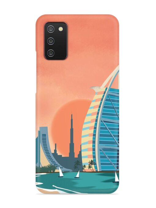 Dubai Architectural Scenery Snap Case for Samsung Galaxy A02S Zapvi