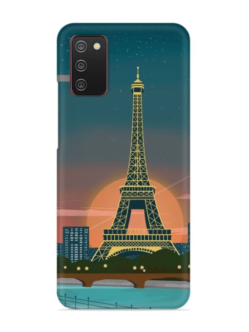 Scenery Architecture France Paris Snap Case for Samsung Galaxy A02S Zapvi