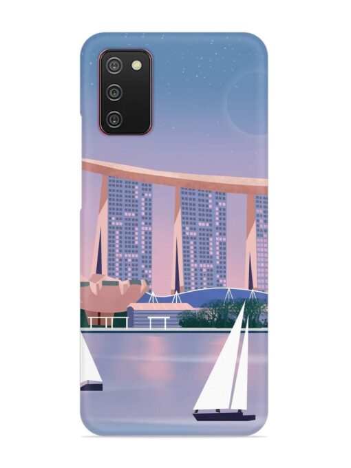 Singapore Scenery Architecture Snap Case for Samsung Galaxy A02S Zapvi