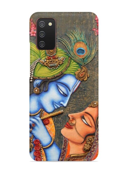 Lord Radha Krishna Flute Art Snap Case for Samsung Galaxy A02S Zapvi